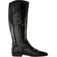 thumbnail image 2 of Sam Edelman Women's Cesar Equestrian Boot Black Leather Athletic Calf 7M, 2 of 5
