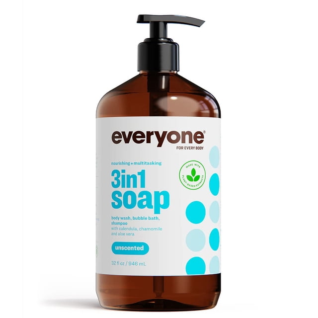 Jabón de baño Everyone for Every Body, sin perfume, 946 ml (paquete de 1)