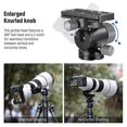 thumbnail image 4 of GM39 Gimbal Joint for Monopod Tripod Long Telephoto Lenses Metal Low Profile BallHead 360 Pan 90 Tilt, 4 of 5