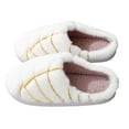 thumbnail image 4 of Chenyee Fleece Lined Slippers for Women Winter Warm Lightweight Platform Non Slip Slide House Shoes, 4 of 7