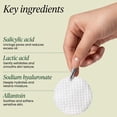 thumbnail image 3 of Pads tónico exfoliantes QUIA Beauty AHA/BHA para piel sensible, 70 unidades, 3 of 8