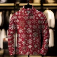 thumbnail image 2 of Suéter navideño para hombre 2024, cárdigan holgado con estampado 3D, ropa de abrigo informal de invierno, chaqueta elegante para las fiestas, ropa navideña para hombre, 2 of 5