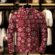 thumbnail image 4 of Suéter navideño con estampado 3D para hombre, abrigo holgado informal, cárdigan elegante para las fiestas, ropa de invierno para hombre, ropa de feliz Navidad, 4 of 5