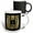 Multicolor, variant on 3drose, Image of Art Nouveau Peacocks- Monogram Letter B- Not Foil Embossed, 11oz Magic Transforming Mug