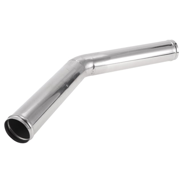 Tubo de escape de mandril de 45 grados con rodillo de perlas, tubería personalizada para automóvil modificado, 2.5" OD, longitud de 11.81", acero inoxidable T304