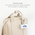 thumbnail image 3 of Ubbi Retractable On The Go Bag Dispenser, Lavender Scented, Baby Gift, White, 3 of 6