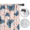 thumbnail image 4 of Blackout Kids Curtains,Flower and Butterfly Childrens Insulated Curtains Set Of 2,Bedroom Essentials,Toddler Room Decor 42"x63"(106x160cm), 4 of 4