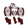 thumbnail image 2 of CARETOO Family Pajamas Matching Sets Merry Christmas Plaid Xmas Deer Print Men Women Party Sleepwear, 2 of 14