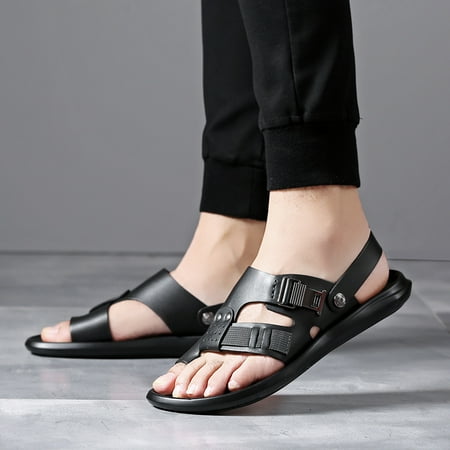 

Men s Vintage Open Toe Breathable Sandals Durable Casual Beach Water Shoes For Men s Comfy Non Slip Outdoor Activities