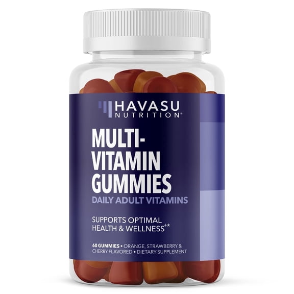 Havasu Nutrition Multivitamin Gummies, Daily Adult Gummy Vitamins for Bone & Joint Health Support, 60 Count