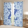 thumbnail image 2 of Castle Fairy Personalized Initial Letter Z Boy Girl Curtains Pack Of 2 (42X84 Each),Love Heart Print Curtains Blackout,Cartoon Bowknot Bedroom Curtains,Microfiber Bedroom Decor, 2 of 6
