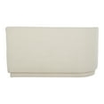 thumbnail image 4 of Moe's Home Collection Yoon Fabric Upholstered Left 2-Seater Sofa in Sweet Cream, 4 of 4