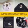 thumbnail image 1 of OUNONA 1Pcs Black PVC Circuit Breaker for Boat Use Overvoltage Protection, 1 of 5