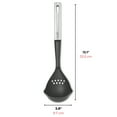 thumbnail image 5 of Starfrit Gourmet STEEL, Nylon Ladle, Stainless Steel Handle, Integrated Skimmer, Pouring Spout, Black, 5 of 5