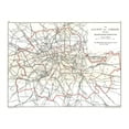 thumbnail image 2 of Philip 14x12 Gold Ornate Wood Framed with Double Matting Museum Art Print Titled - County of London England - Philip 1904, 2 of 4