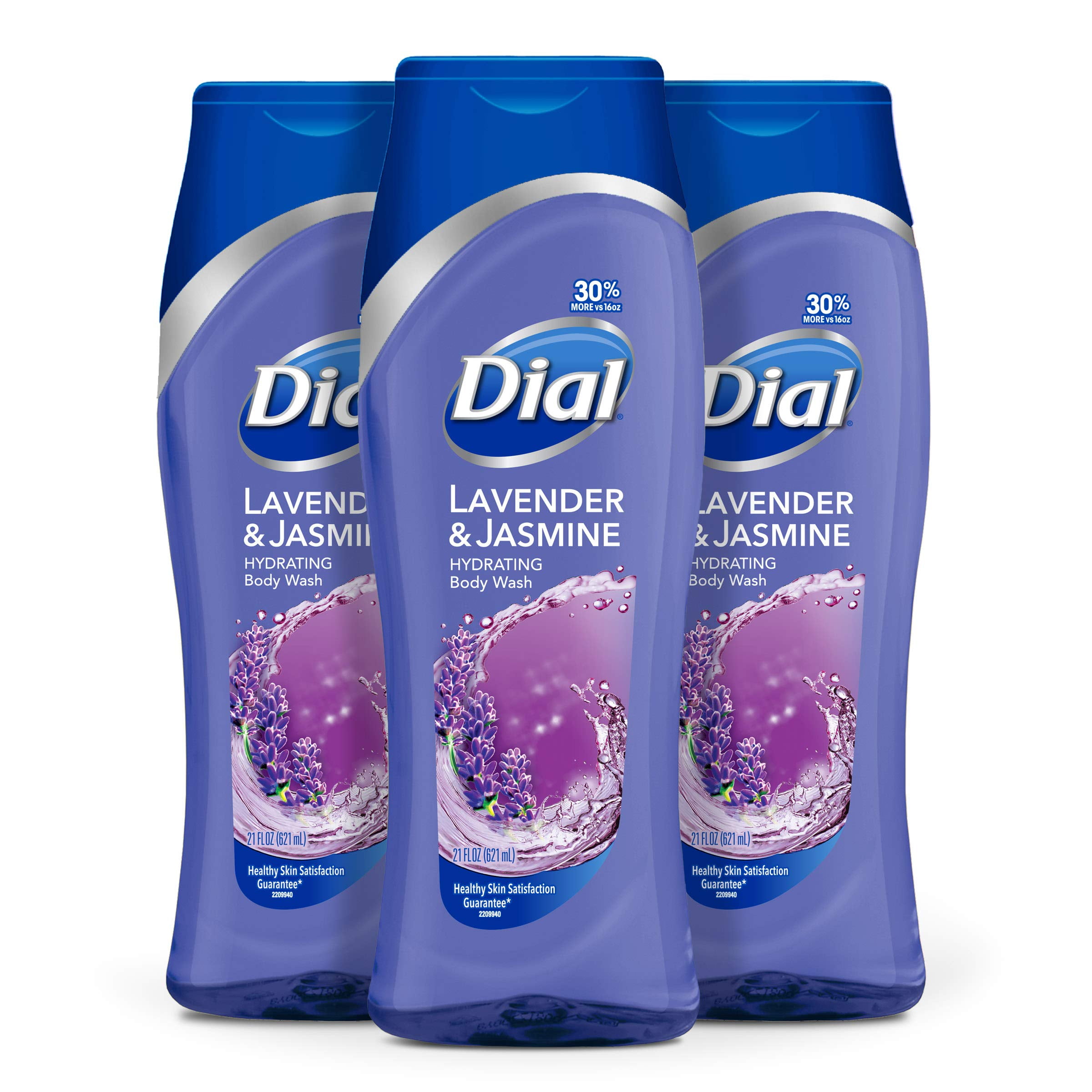 Dial Body Wash, Lavender & Twilight Jasmine, 21 Fluid Ounces (Pack of 3