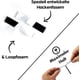 thumbnail image 4 of 3m x 16mm Klettband selbstklebend extra stark doppelseitig (Flauschband schwarz) - Selbstklebende Klettbänder Hakenband Klebepads Klett Band Klettverschlussband beidseitig in Industriequalität Vhermosa TJQ-221104196-3, 4 of 8