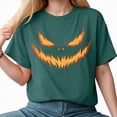 thumbnail image 2 of Godom Halloween Shirts for Women Funny Pumpkin Printed Cute T Shirts Graphic Tops Fall Tee Fashion, 2 of 7