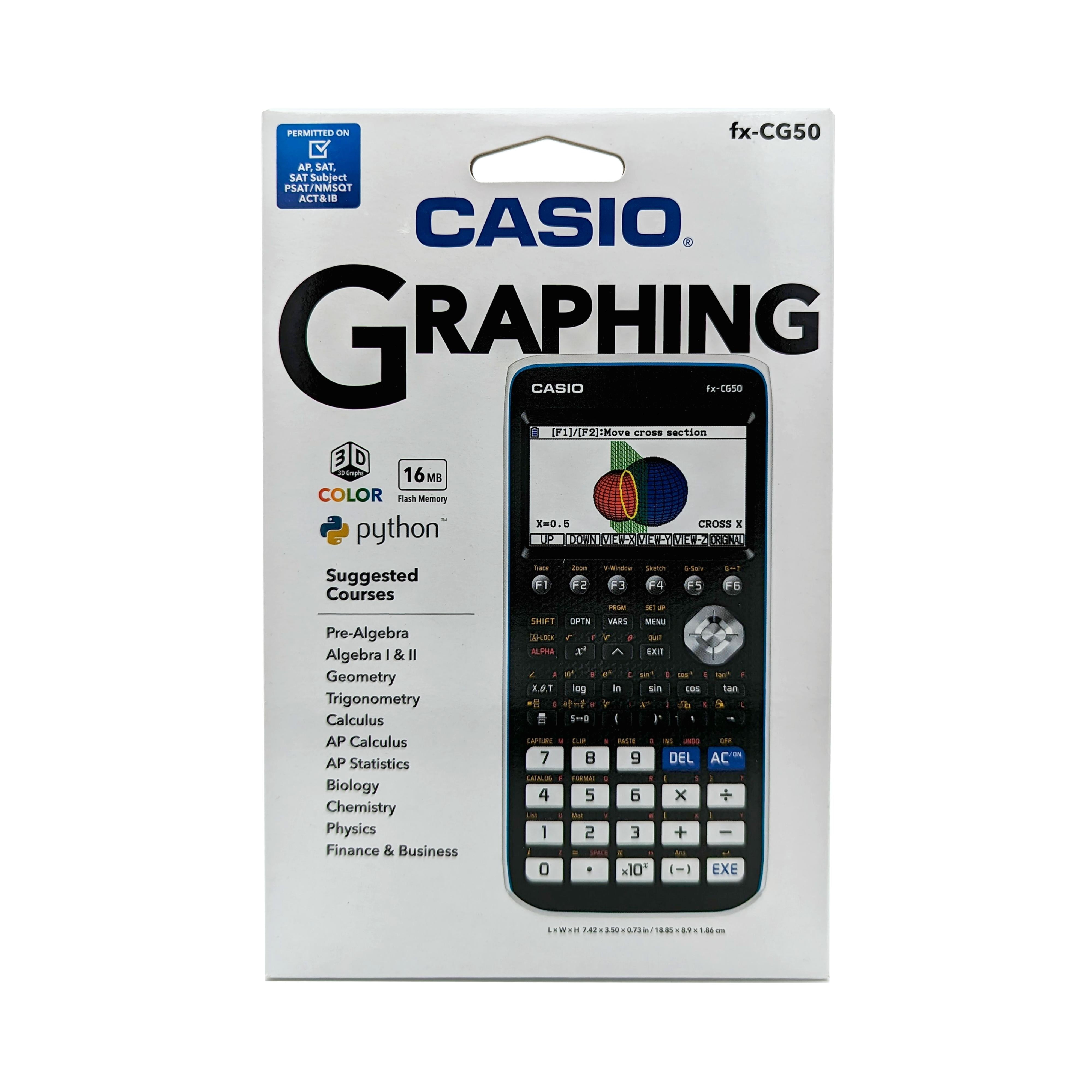 Casio FX-CG50 Color Graphing Calculator with Natural Hong