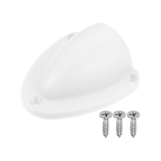 2.48"x2.28" Cubierta de Alambre para Barcos Marinos con Ventilación en Forma de Concha, Blanco