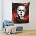 thumbnail image 6 of Michael Myers Horror Tapestry Decor Luxury Wall Hanging Tapestries For Bedroom Living Room Dormitory Mural Blanket 60x51in, 6 of 7