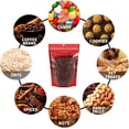 thumbnail image 6 of Mylar Smell Proof Bags, Resealable Aluminum Foil Stand Up Pouches with Clear Window & Hang Hole, Reusable Zipper Lock Food Storage Sealable Bags for Packaging, 6 of 7