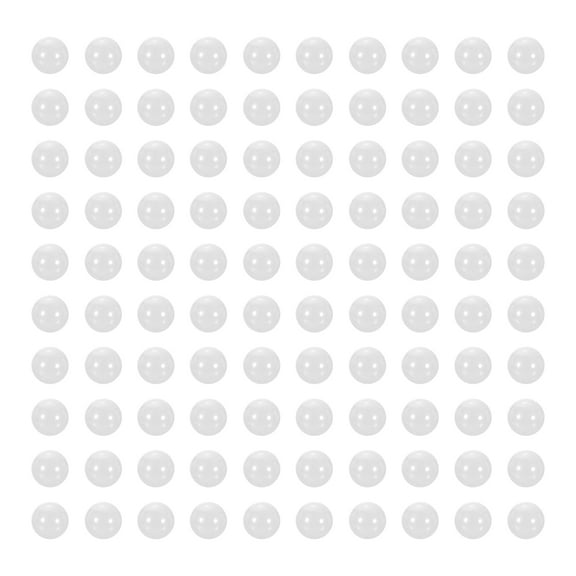 100pcs Ceramic Bearing Balls 1.588mm 1/16" ZrO2 Zirconium Oxide Solid Ball G5 Precision Balls, White