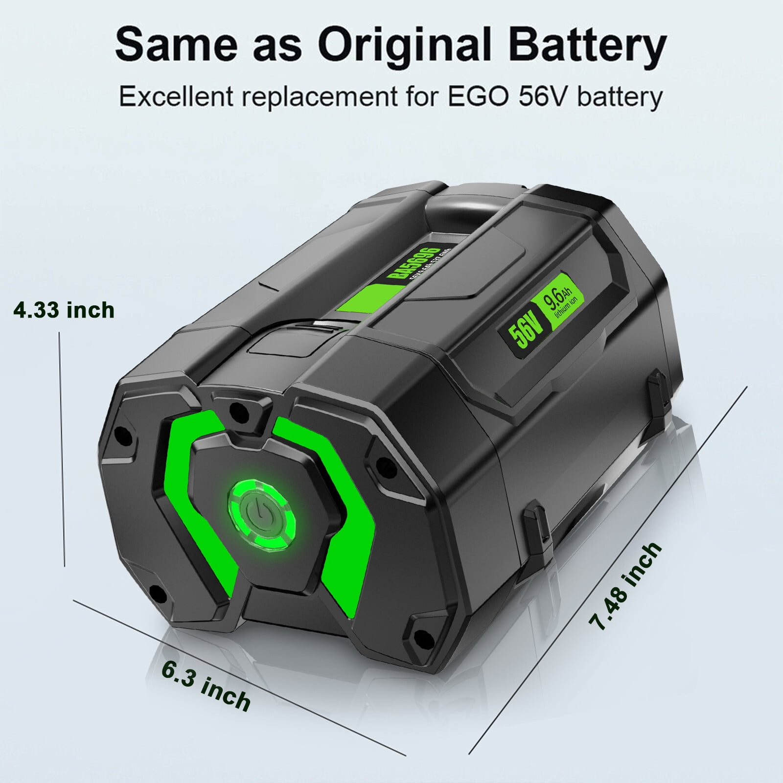 56V 9.6Ah Li-Ion Battery For EGO BA5600T CS1604 CS1804 CS1403 HT2400 56V Tools