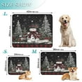 thumbnail image 2 of Washable Pet Pee Pads with Super Absorbent Reusable Training Pads for Dogs & Cats Christmas Snowman, 2 of 7