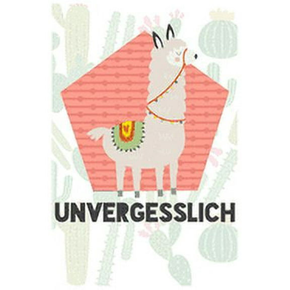 Unvergesslich: Diskretes Passwort Buch mit Register zum Verwalten und Organisieren von Internet Zugangsdaten - Mit süßer Lama Illustration (Paperback)