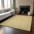 thumbnail image 6 of Addison Rugs Mayfield Washable Transitional Floral Gold Rectangle Rug, 9' x 12', 6 of 6