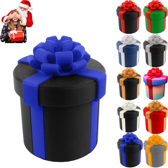 Annoying Nested Screw Gift Box, Annoying Gift Box, Prank Gift Boxes, Money Puzzle Box for Cash Gift, Reusable Prank Gift Packaging for Birthday, Christmas & Fun Party Game, Dark Blue