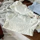 thumbnail image 2 of Camiseta de manga larga con lazo de perlas para niñas pequeñas, ropa de algodón Kawaii con borde de Selvedge Floral, Base abullonada de manga, Corea, Otoño, 2024, 2 of 5