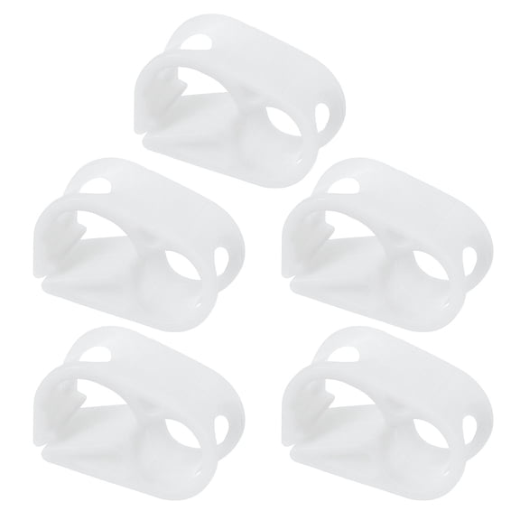 Uxcell 5 Pack Plastic Tubing Clamps, 3/16"-5/16" Adjustable Tube Clamp