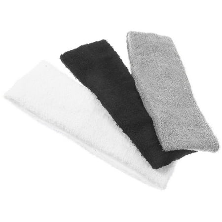 Sports Headband 3 Pcs Athletic Women Sweat Bands Yoga Headbands Absorbing Cycling Sweatbands Fabric Man