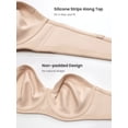 thumbnail image 4 of DELIMIRA Women's Inbarely Lift Strapless Bra Plus Size Full Coverage Unlined Underwire Seamless Bras, 4 of 4