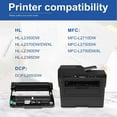 thumbnail image 3 of DR-730 DR 730 Black Drum Unit (NOT Toner) DR730 Replacement for Brother DCP-L2550DW MFC-L2710DW MFC-L2750DW HL-L2390DW HL-L2395DW Printer - Page Yield Up to 12,500 Pages (1 Pack), 3 of 6