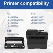 (2 Drum) DR730 DR 730 Drum Unit Replacement for Brother DR730 for HL-L2350DW Printer (Toner is not Included)