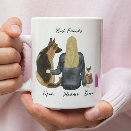 

Pet Lovers Mug Best Friend Mug Dog Mug Cat Mug Pet Mug Designer Mug Coffee Cup Pet Lovers Gift 11oz