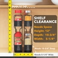 thumbnail image 4 of SpaceAid Pull Out Spice Rack Organizer for Cabinet, Heavy Duty Slide Out Seasoning Kitchen Organizer, Cabinet Organizer, with Labels, 5.2" W x10.75 D, 4 of 7