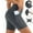 Dark Gray, variant on Fglymey Biker Shorts Women - High Waisted Workout Gym Spandex Booty Yoga Volleyball Shorts Dark Gray L