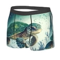 thumbnail image 2 of Naloa Watercolor Turtle1 Print Mens Underwear - Boxers for Men, Classic Briefs for Men, 2 of 9