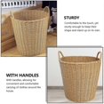 thumbnail image 3 of 1Pc Woven Laundry Storage Basket Portable Dirty Clothes Household Toys Holder, 3 of 3