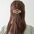 thumbnail image 4 of Hair Hairpin Cross Spring F - French Barrette Clips Flat Plastic Decorative Strong Hold Grip Barrette Hair Clips Elegant Retro Strong Hold Hair Accessories for Women, Back to Schoo Makeup Organizers, 4 of 9