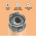 thumbnail image 3 of Thermos ICON Series Stainless Steel Vacuum Insulated Water Bottle w/ Spout, Melon, 24oz, 3 of 9