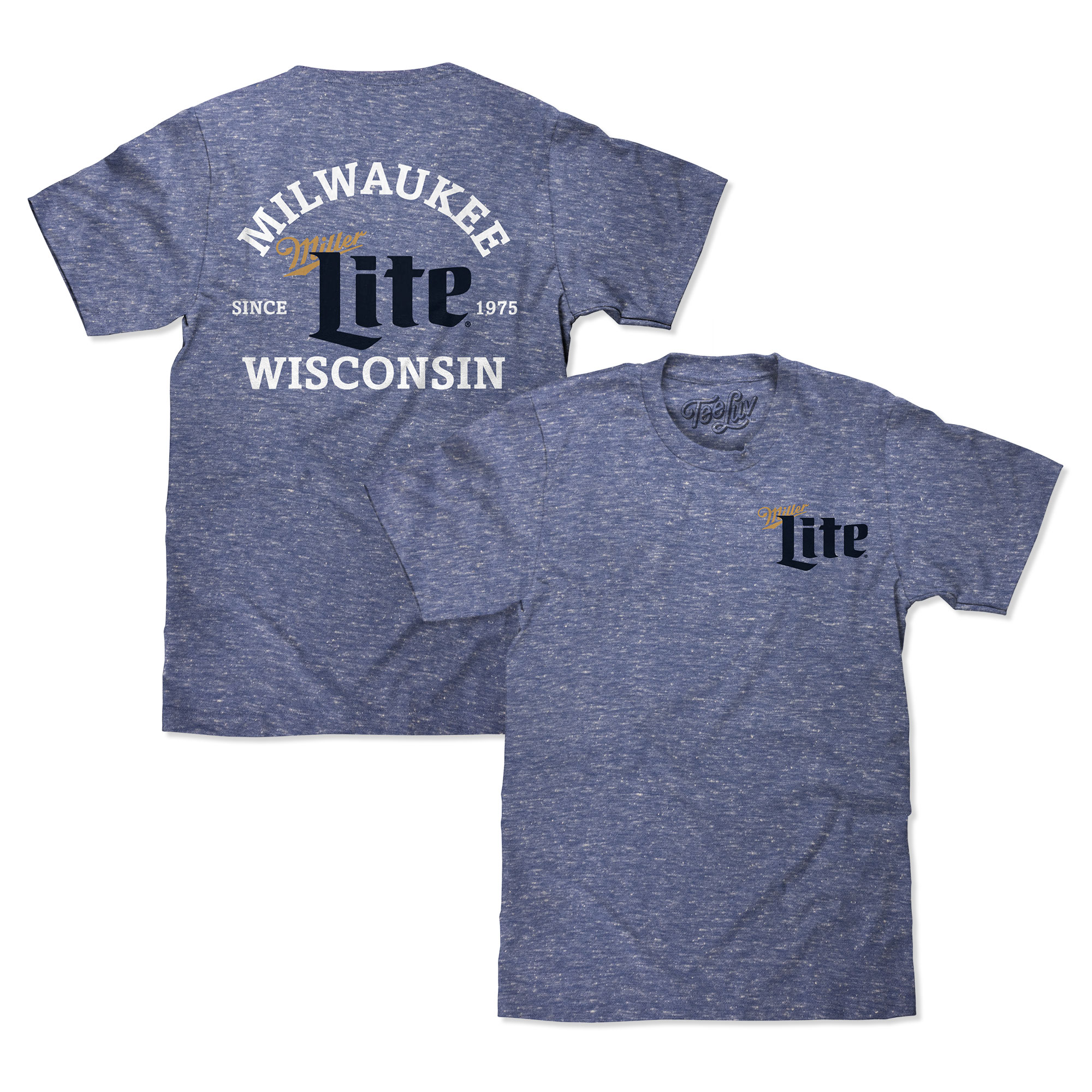 miller lite pocket tee