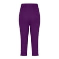 thumbnail image 3 of SNKSDGM Women's Plus Plus Size Yoga Pants for Women 4X-5X with Pockets Womens Leggings High Waisted Capri Leggings for D Women High Waisted Leggings for Women Hallow out Yoga Pants Workout Leggings, 3 of 5