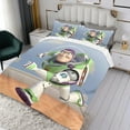 thumbnail image 3 of Toy Story Themed Bed Sheet Set Three Piece Set 53x79 Inches Comfortable And Skin Friendly Unique Design Creating A Star Studded Night, 3 of 6