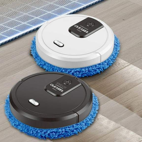 Autrinix Robot Vacuum and Mop, Slim Automatic Floor Cleaner with 10,000rpm Motor, Quiet 60dB Design, 1Hr Runtime, for Hardwood, Marble, Kitchen, Bedroom, Pet Hair