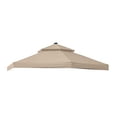 thumbnail image 2 of Garden Winds Replacement Canopy for The Hampton Bay Solar Hexagon Gazebo - Riplock 350 - Beige, 2 of 5